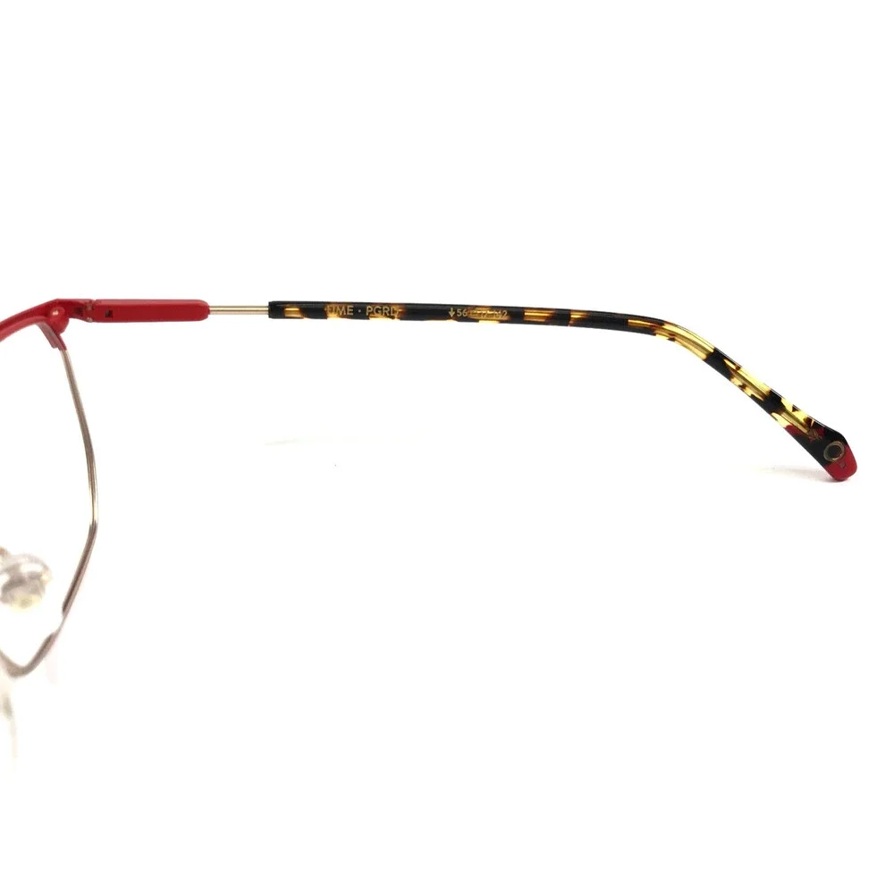 Etnia Barcelona Eyeglasses Frames UME PGRD Pink Gold Red Rose Gold 56-17-142